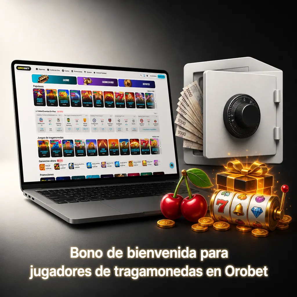 Bono de bienvenida de Orobet: 500% en tragamonedas más 400 giros gratis al hacer tu primer depósito.