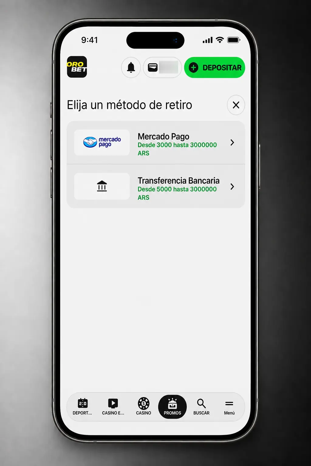 Pasos para retirar dinero de Orobet: seleccioná criptomoneda, ingresá monto y dirección de wallet, y confirmá la solicitud.