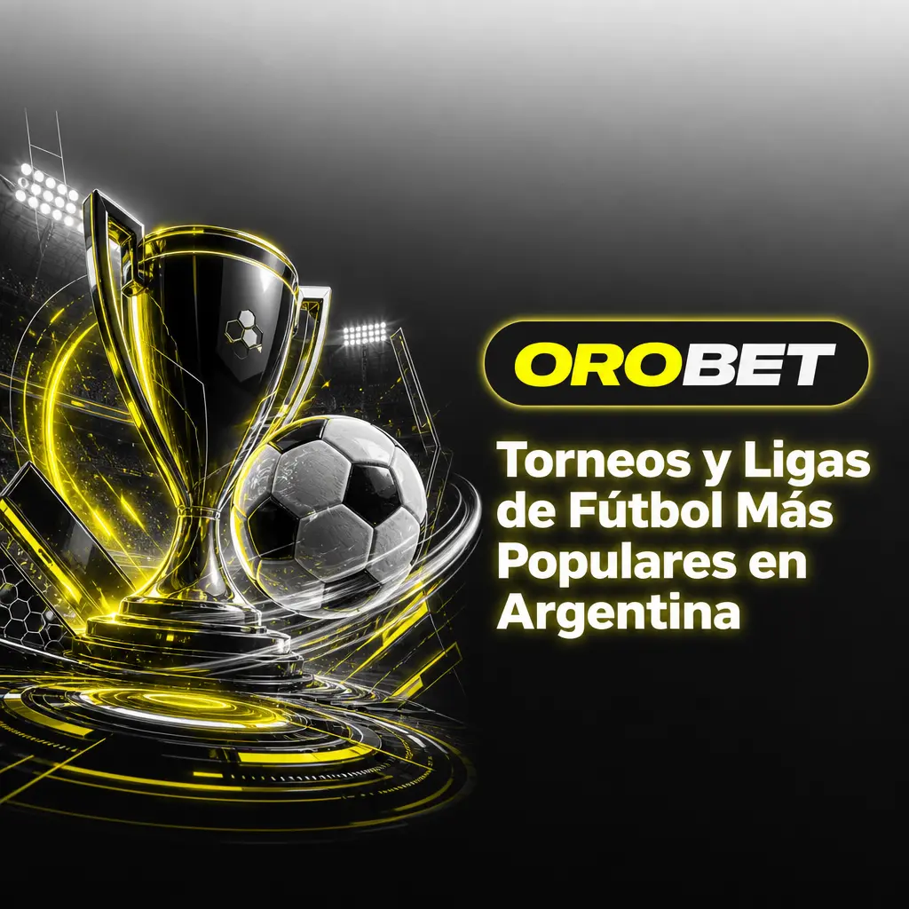 Torneos de fútbol como Mundial, Champions, Libertadores y Liga Profesional Argentina, con mercados de apuestas en Orobet.
