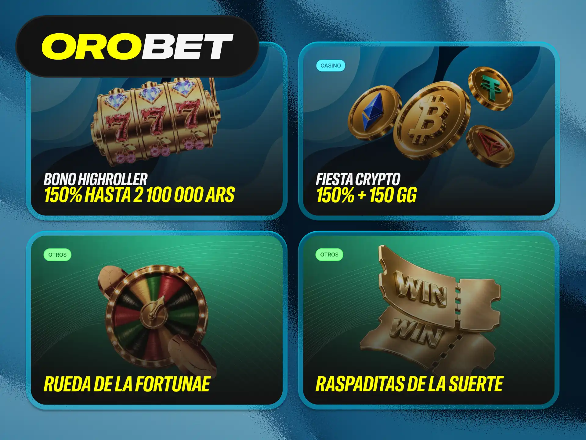 Explora las otras bonificaciones de la plataforma de apuestas Orobet.